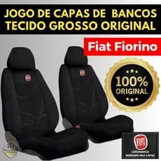 Capa Para Banco Tecido Groso Original Fiat Fiorino Furgão 1990 À 2024 Universal
