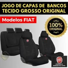 Jogo De Capas De Bancos Automotivos Fiat Tecido Grosso Original De Caros Modelos FIAT