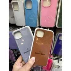Capinha Silicone Aveludada iPhone MARROM Cinza 17 17pro 17promax XR 11 12 13 14 15 16 Pro Max
