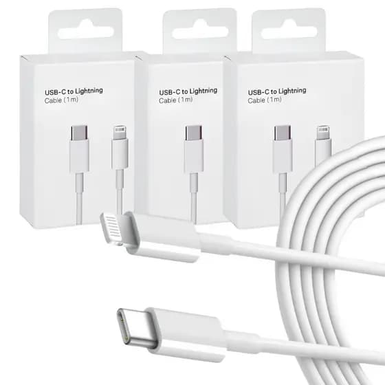 Kit 3pcs 5pcs 10pcs Cabo Carregador Turbo Tipo C Acessórios Celular 1m