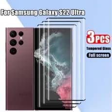 kit 3pcs 5pcs Vidro Curvado Para Samsung Galaxy S23 S22 S21 S20 S10 S9 Curvado