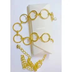 Cintos de corrente argola feminino cintura de oco simples e versátil da moda tendência