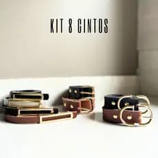 Kit 8 Cinto Feminino da Moda Fino + Classico + Blogueira