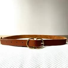 Cinto Feminino da Moda Blogueira Fivela Invertida