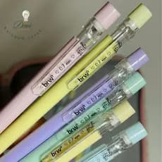 Lapiseira BRW - Tom Pastel 0.7mm Clip Transparente