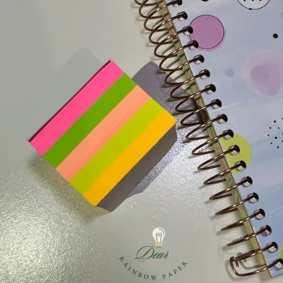 Bloco de Notas Adesivas Sticky Notes - 5,1 x 5,1 cm