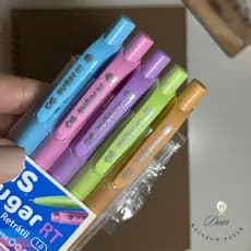 Caneta Retrátil, CIS, Sugar RT - 1.0mm, 5 Cores