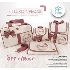 kits Maternidade 4 peças l Faixa e Laço l Menina e Menino (Personalizado Com Nome da Criança)