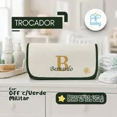 Trocador de Fralda 37x60 portátil e impermeável personalizado