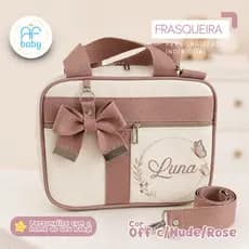 Frasqueira Maternidade Personalizada com Nome do Bebê