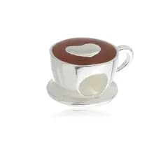 Berloque Xícara de Café Coração