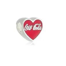 Coração refrigerante Coca vermelho