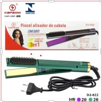Kit 3 em 1- Prancha Chapinha Profissional Prancha de Cabelo