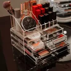 Organizador De Cosméticos Acrilico 4/5 Gavetas Maquiagem