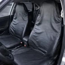 2 Capas Corino Impermeável Para Banco De Carro Pet Mecânico Saída Praia Suor Academia