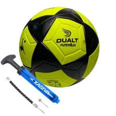 Kit Bola de Futevolei/ Altinha Dualt Elite + Bomba Kagiva Dupla Ação