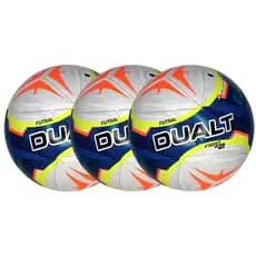 Kit c/3 Bola Dualt Futsal Fight R2 Lançamento 2024