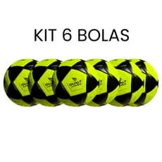 Kit 6 Futevolei/Altinha Dualt Elite Amarela PU