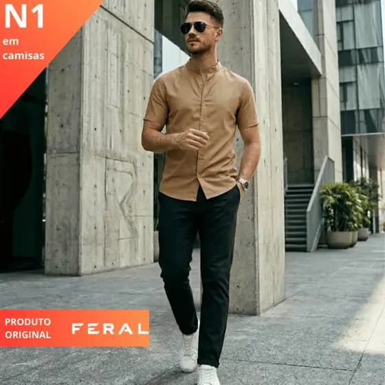 Camisa Gola Padre Masculina Manga Curta Social Verão Casual Camiseta