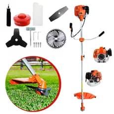 Roçadeira Gasolina Multifuncional 6 em 1 65CC Profissional + Acessórios