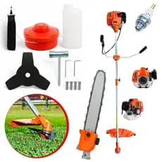 Roçadeira Profissional 4x1 Gasolina 75cc 3.5hp + Motopoda + Nylon + 03 Pontas + Kit Montagem
