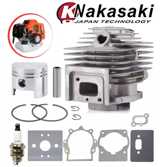 Kit Cilindro Pistão Roçadeira Gasolina 52cc A 65cc 44mm Nakasaki