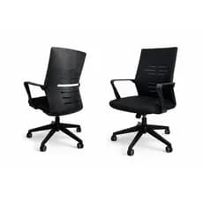 Kit 02 Cadeiras de Escritório Presidente  Ergonômica Executiva Com Estofado para Consultório Luxuosa