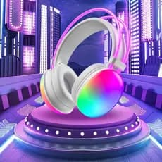 Fone Bluetooth sem Fio com RGB - BM758 - Altomex - Oriente