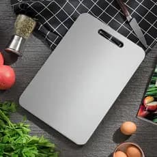 Tábua De Corte 304 Aço Inoxidável Antibacteriana À Prova De Mofo 46 cm tábua de cozinha