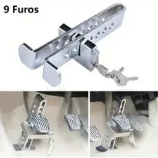 Acelerador Antirroubo para Veículo Universal Inoxidável /Cadeado de Bloqueio para Pedal de Freio