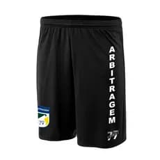 Shorts Calção Árbitro Cordão Futebol Esporte Profissional