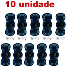 Mini Massageador EMS Estimulador Elétrico Portátil Para Alíviar Dor Muscular Cervical Pescoço Perna Braços Envio Rapido.