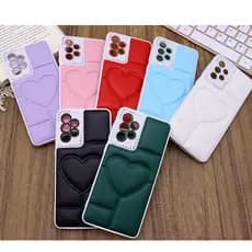 Capa capinha de Coração puffer para celular  Samsung Motorola capinha almofada para personalizada