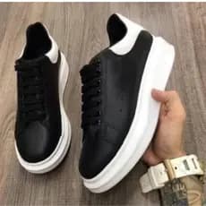 Tenis Casual Masculino Sola Alta 5cm Oversize Sneaker Clássico Branco