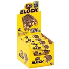 Chocolate com Amendoim Block - Arcor 20 Unidades 38g Cada Uni