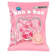 BomBom Sabor Morango Arcor Bonobon 750g - 50 Unidades