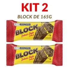Kit 2 Chocolate Block Dubai Style Avelã - 165g