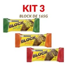 Kit Chocolate Block Dubai Style Avelã-pistache-paçoca 165g