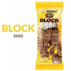 Chocolate Com Amendoim Block Barra 300G - ARCOR