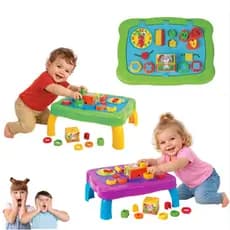 Mesinha Didática Infantil Educativa Sensorial Mesa Divertida Atividades Interativas