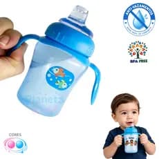 Copo De Transição Com Alça Antivazamento Bico Silicone Macio