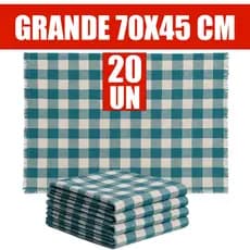 Kit 20 Pano de chão EXTRA GRANDE 70x45 Cm 100% Algodão