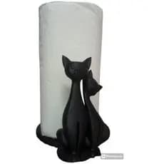 🐾 Suporte Porta Papel Toalha Gato – Decoração Criativa e Funcional para Cozinha e Copa