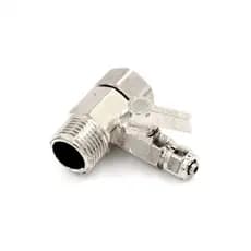 Adaptador Purificador De Filtro De Água De Alimentação 1/2'A 1/4 Torneira Com Válvula Esférica Segura