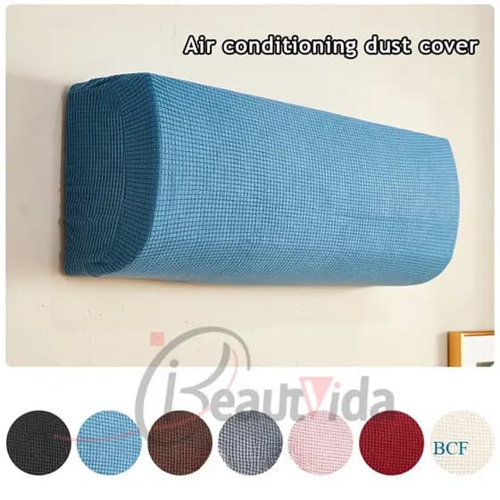 HOULDFR Elasticidade Do Velo Polar Ar Condicionado Cobertura Pó Anti-Protetor De Parede De Limpeza Fácil Decoração De Ca