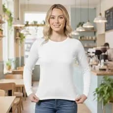 Blusa Térmica Feminina Flanelada – Segunda Pele com Alta Elasticidade e Tecnologia Fresh Dry