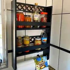 Porta Tempero Organizador Cozinha Casa Parede