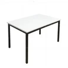 Mesa De Jantar Mérito 110x70cm Aço Carbono Mdf Industrial