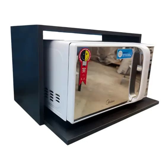 Prateleira Suporte Para Microondas Forno Airfryer Impressora Nicho Mdf Apoio Base