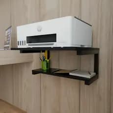Nicho Suporte De Parede 60cm MDF Para Microondas Impressora Cozinha Multiuso